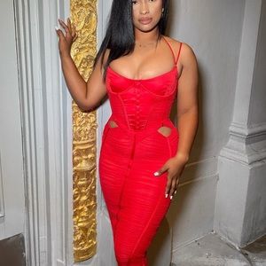 House of cb dress worn once in perfect condition.